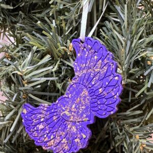 Angel Wings Heart Ornament